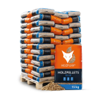 Heizfuxx Holzpellets Blue 15kg x 65 Sack 975kg Palette